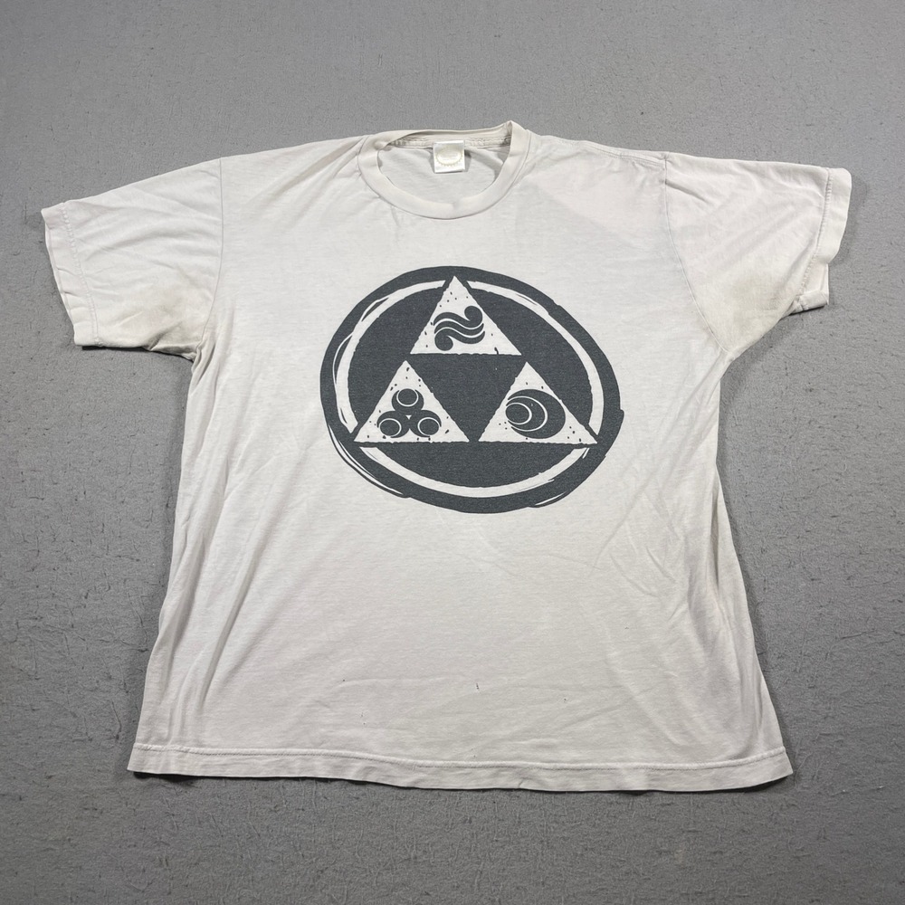 Nintendo Legend‎ of Zelda Triforce Graphic T Shirt Mens Large Gaming Tee